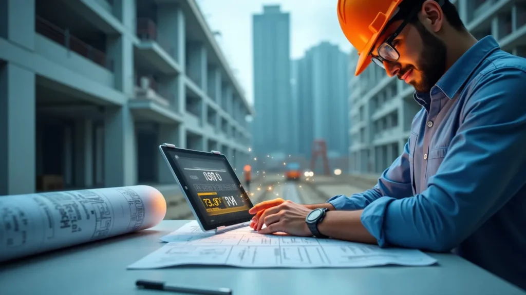 AI estimating for contractors shown for a contractor marketing campaign