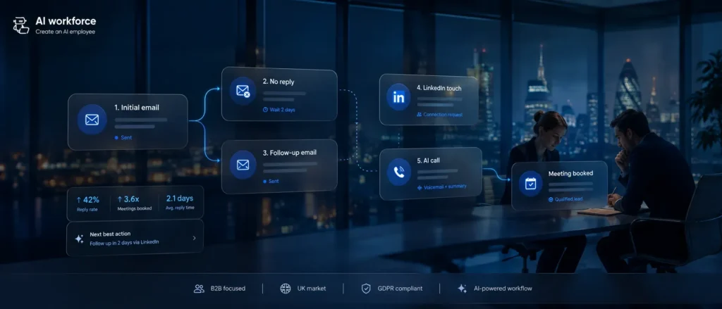 AI follow up automation supporting contractor lead growth