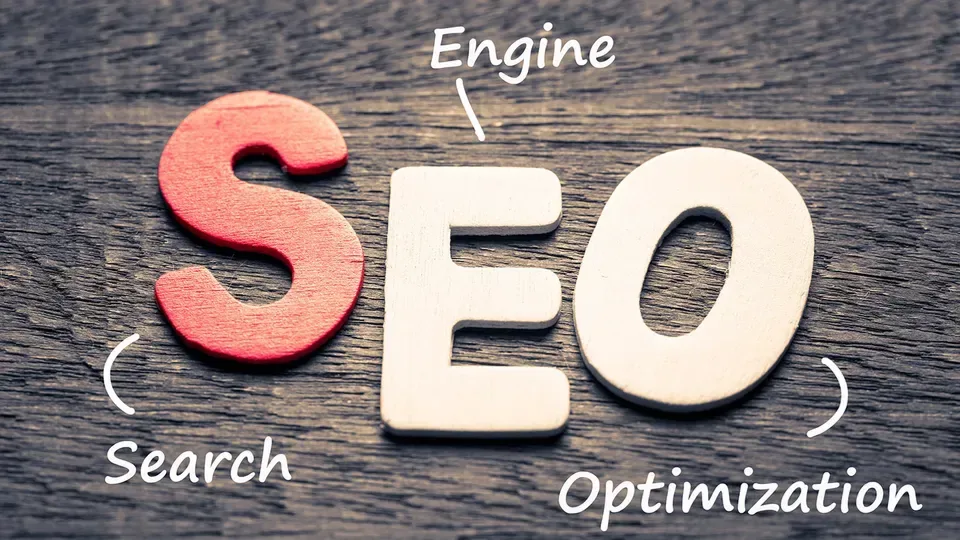 Search engine optimization letters representing off site authority building