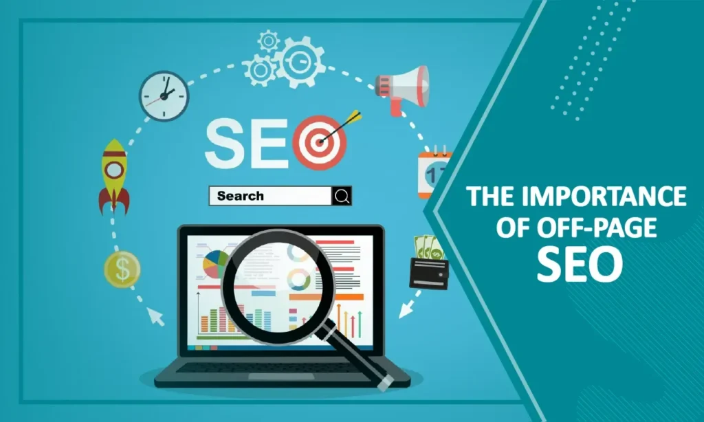 Illustration showing the importance of off page SEO and backlinks