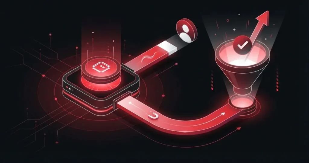 Visualisation of a retargeting audience funnel