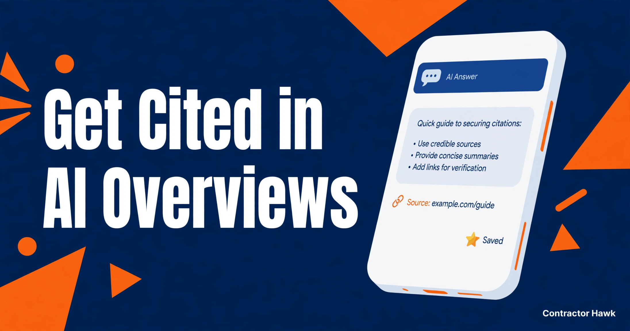 AI Overviews for HVAC contractors citation guide with checklist